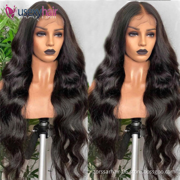 200 density hd lace wig 13x6 pre plucked bleached knots human hair bodywave wig natural 40 inch wig human hair lace front